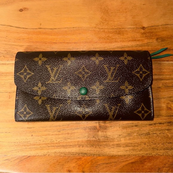 Louis Vuitton Handbags - Louis Vuitton Rare Green Emilie Monogram Long Wallet